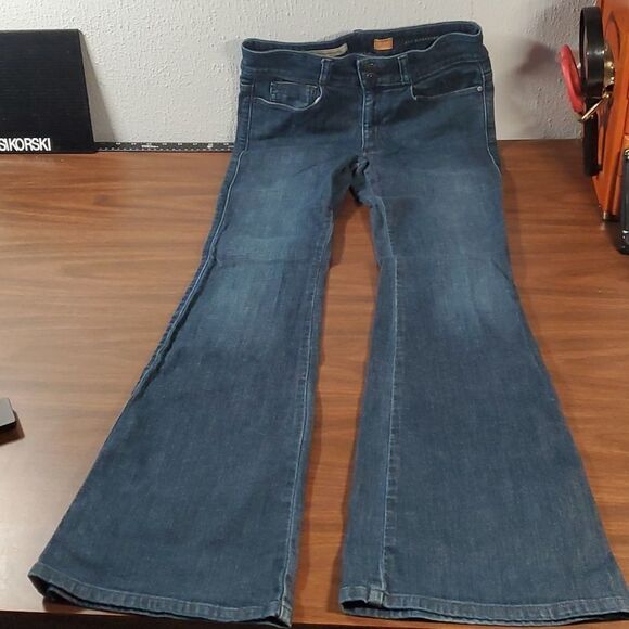 Pilcro and the Letterpress Superscript Wide-Leg High Waist Trouser Jeans Size 27 - Picture 6 of 13